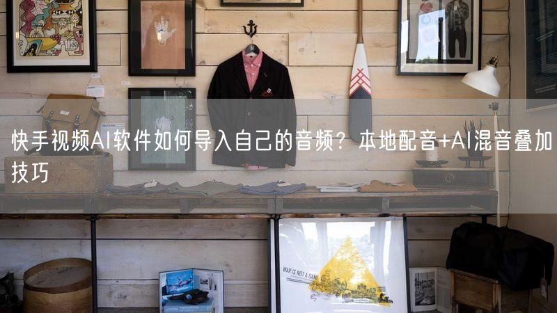 快手视频AI软件如何导入自己的音频？本地配音+AI混音叠加技巧