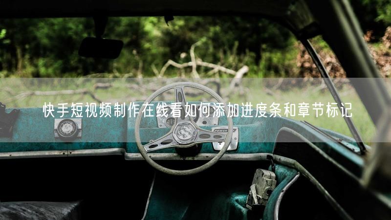 快手短视频制作在线看如何添加进度条和章节标记