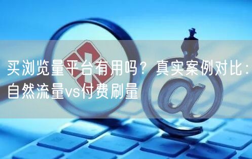 买浏览量平台有用吗？真实案例对比：自然流量vs付费刷量